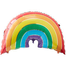 Ballong med regnbåge, perfekt till festen och bröllopet!