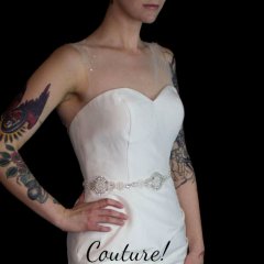 skärp / bälte till brudklänning