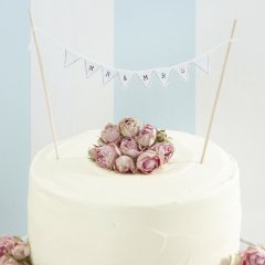 tårtdekoration / cake topper vimpel