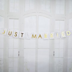 Bilvimpel - Just married Marmor