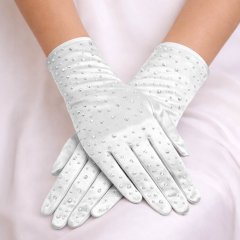 Handskar till bal eller bröllop, strass