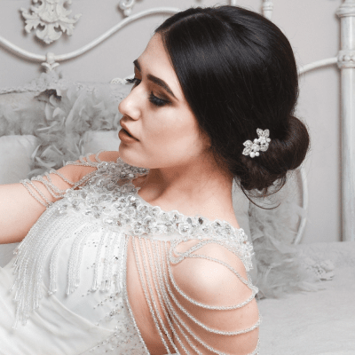 Hårkam / hårsmycke till bröllop och fest