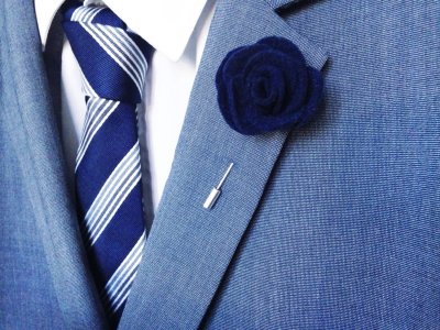 Lapel pin / boutonnier till fest och bröllop