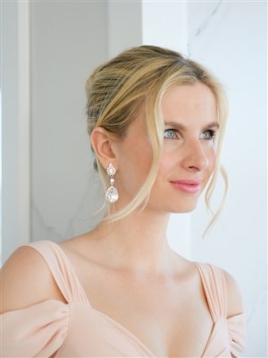 clipsörhängen till fest och bröllop