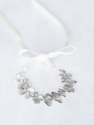 Armband - Orchid silver