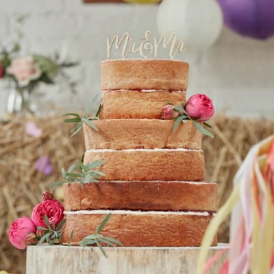 Cake topper - Mr & Mr