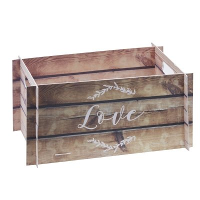 Dekorationsbox - Wooden Love