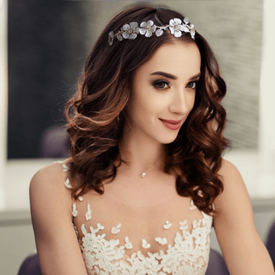 Diadem / hårsmycke till bal och bröllop