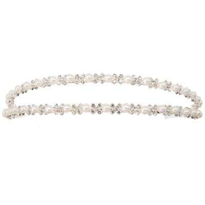 diadem med pärlor till fest och bröllop