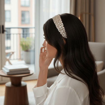 Diadem / hårsmycke till bal och bröllop