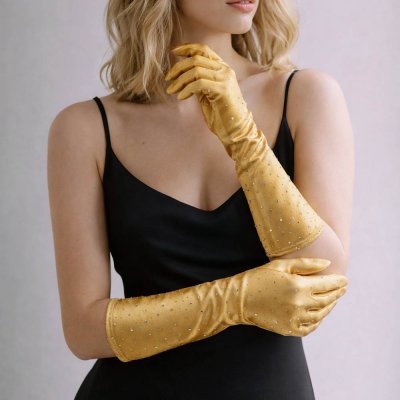 Handskar till bal eller bröllop, guld