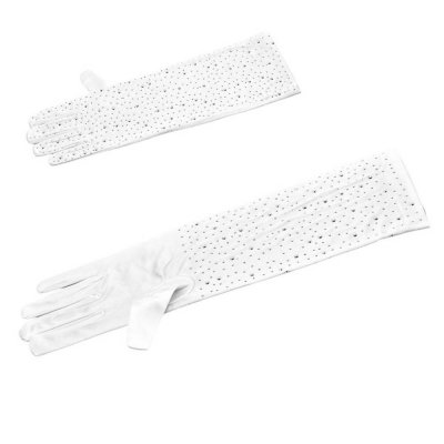 handskar till bal och bröllop, strass