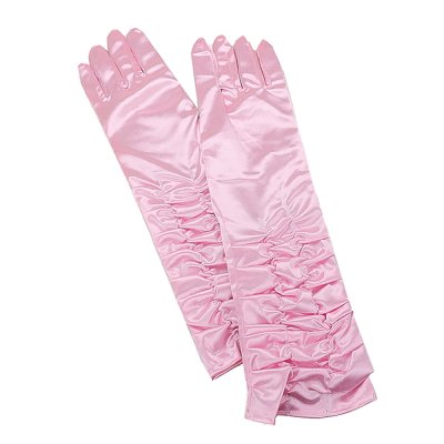 Handskar till bal eller bröllop, rosa