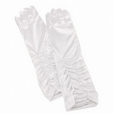 Handskar till bal eller bröllop, vita