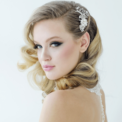 Hårkam / hårsmycke till bröllop och fest
