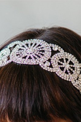 Diadem / bridal ribbon