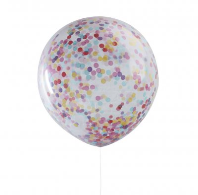 ballong med konfetti till fest och bröllop