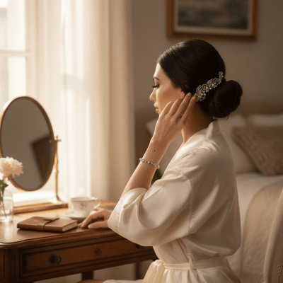 Hårkam / hårsmycke till bröllop och fest