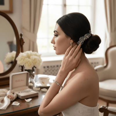 Hårkam / hårsmycke till bröllop och fest