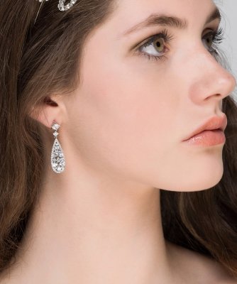 Örhängen till fest och bröllop