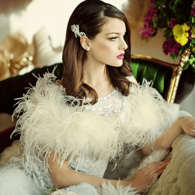 Sjal / cape till bröllop och bal