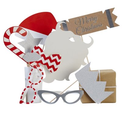 Photobooth props kit - Merry christmas