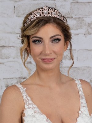 Tiara till bal och bröllop, rosé