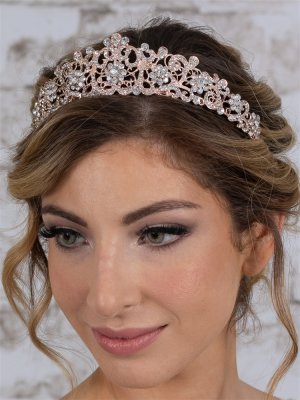 Tiara till bal och bröllop, rosé